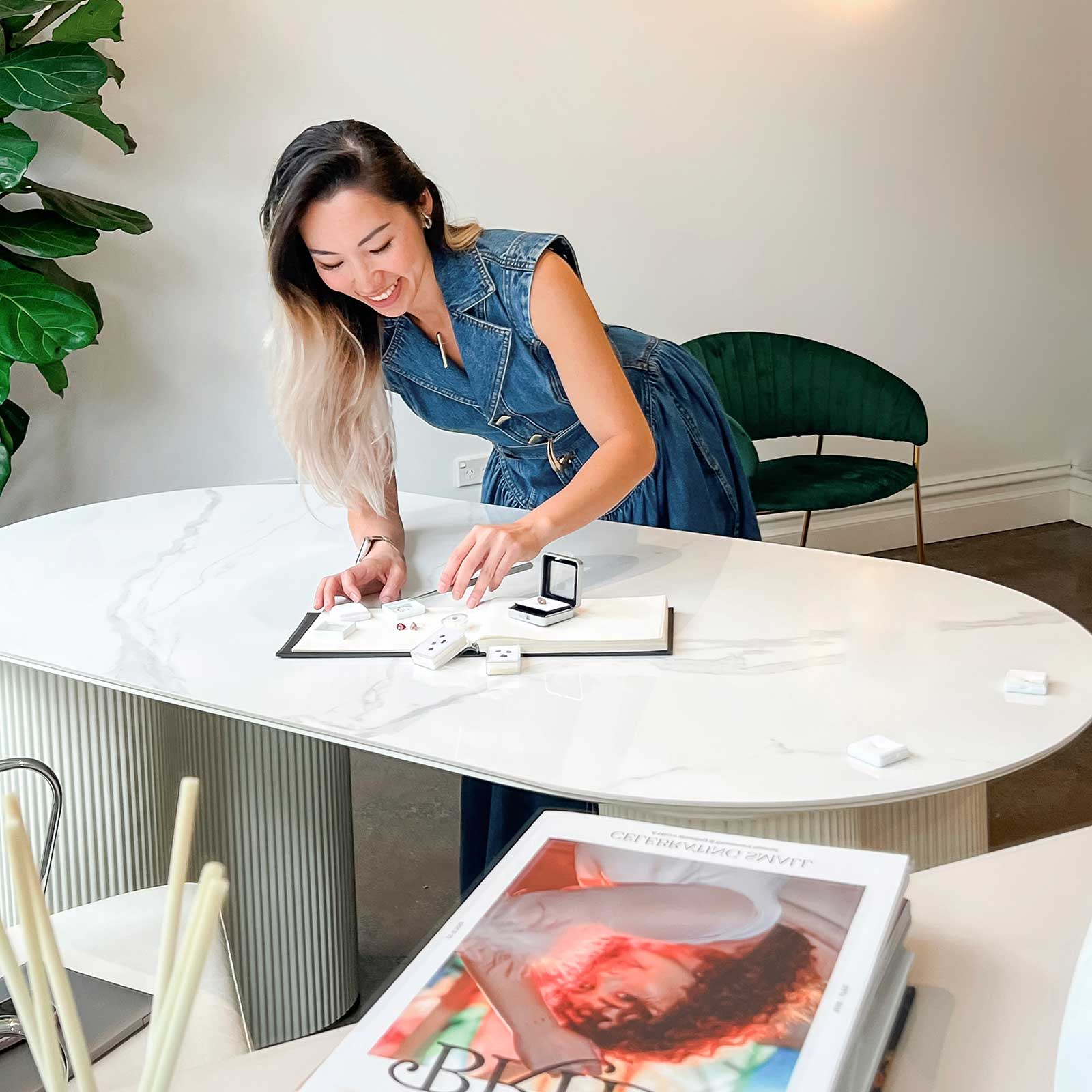 Custom jewellery consult with Fairina Cheng in Sydney