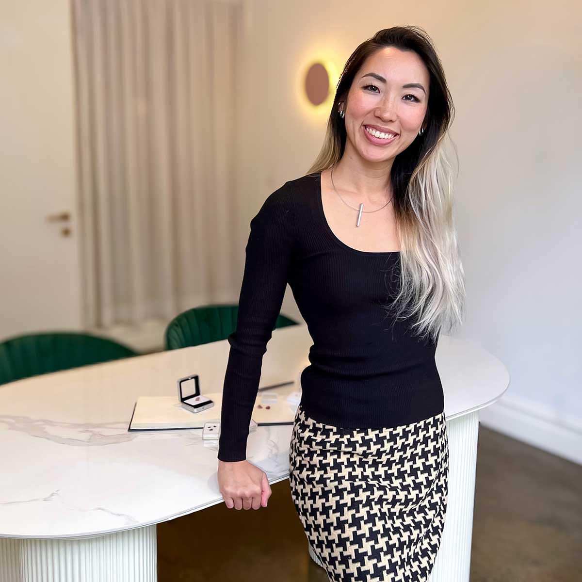 Fairina Cheng custom jewellery designer in Sydney
