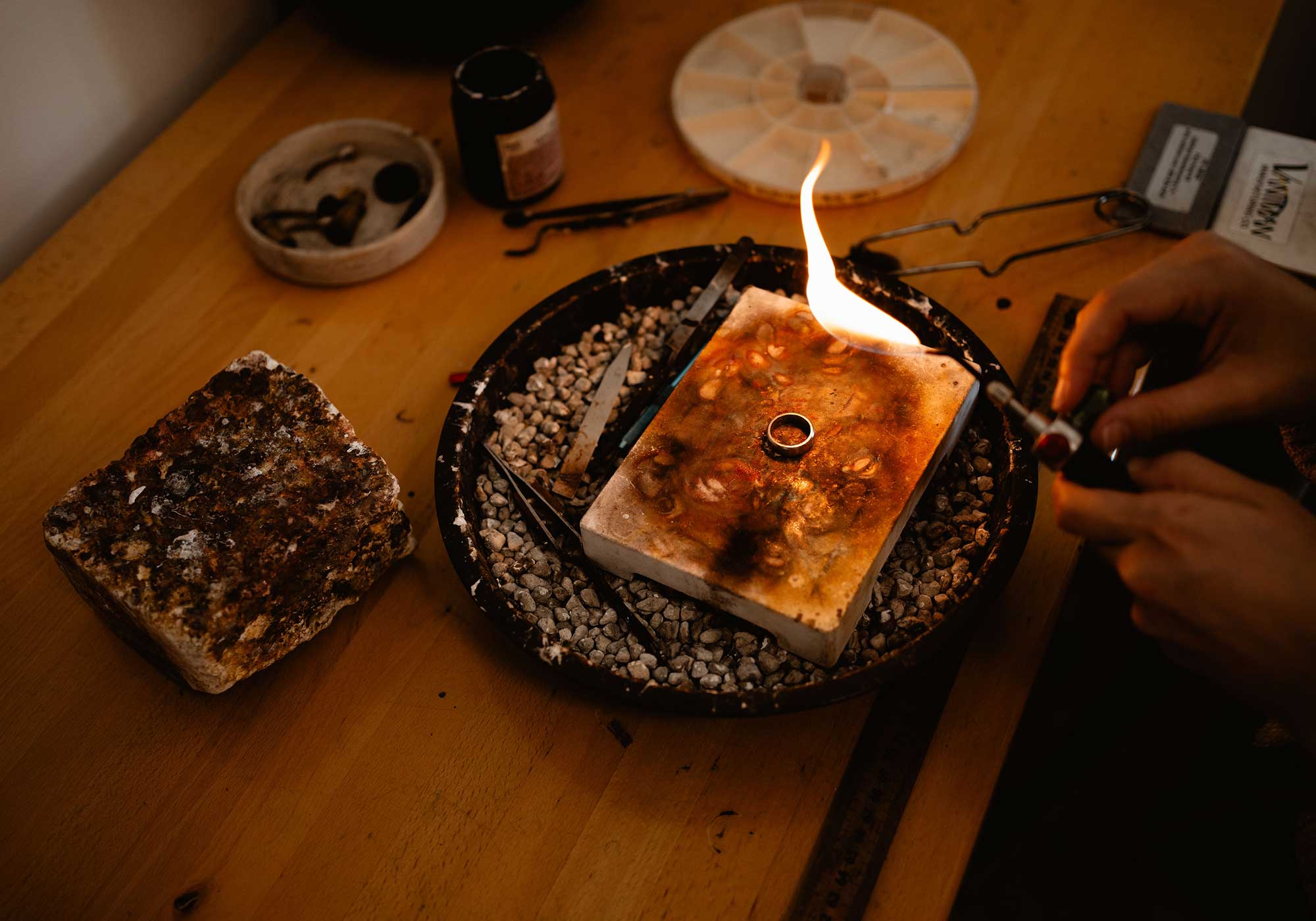 Fairina Cheng's custom jewellery workshop