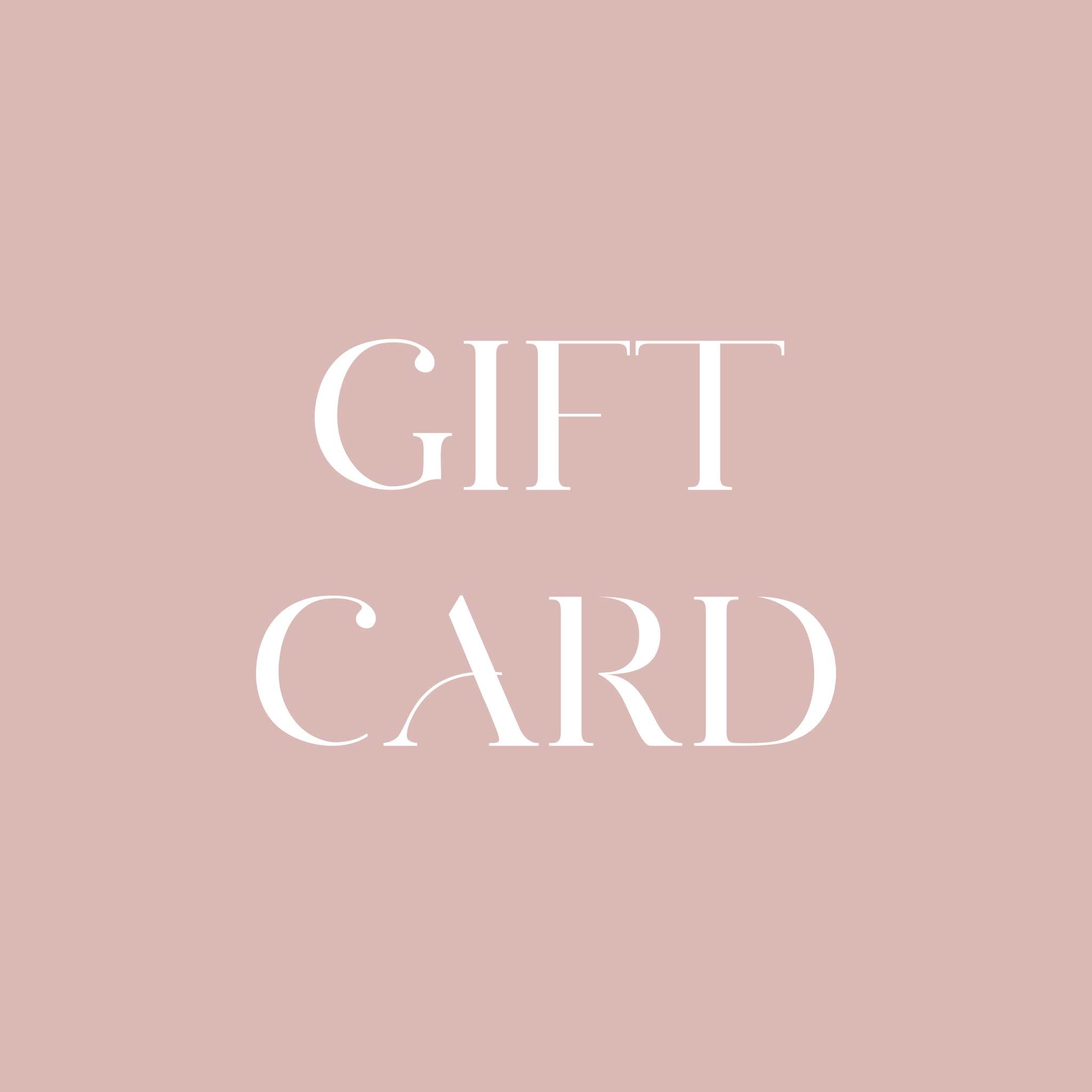 Gift card