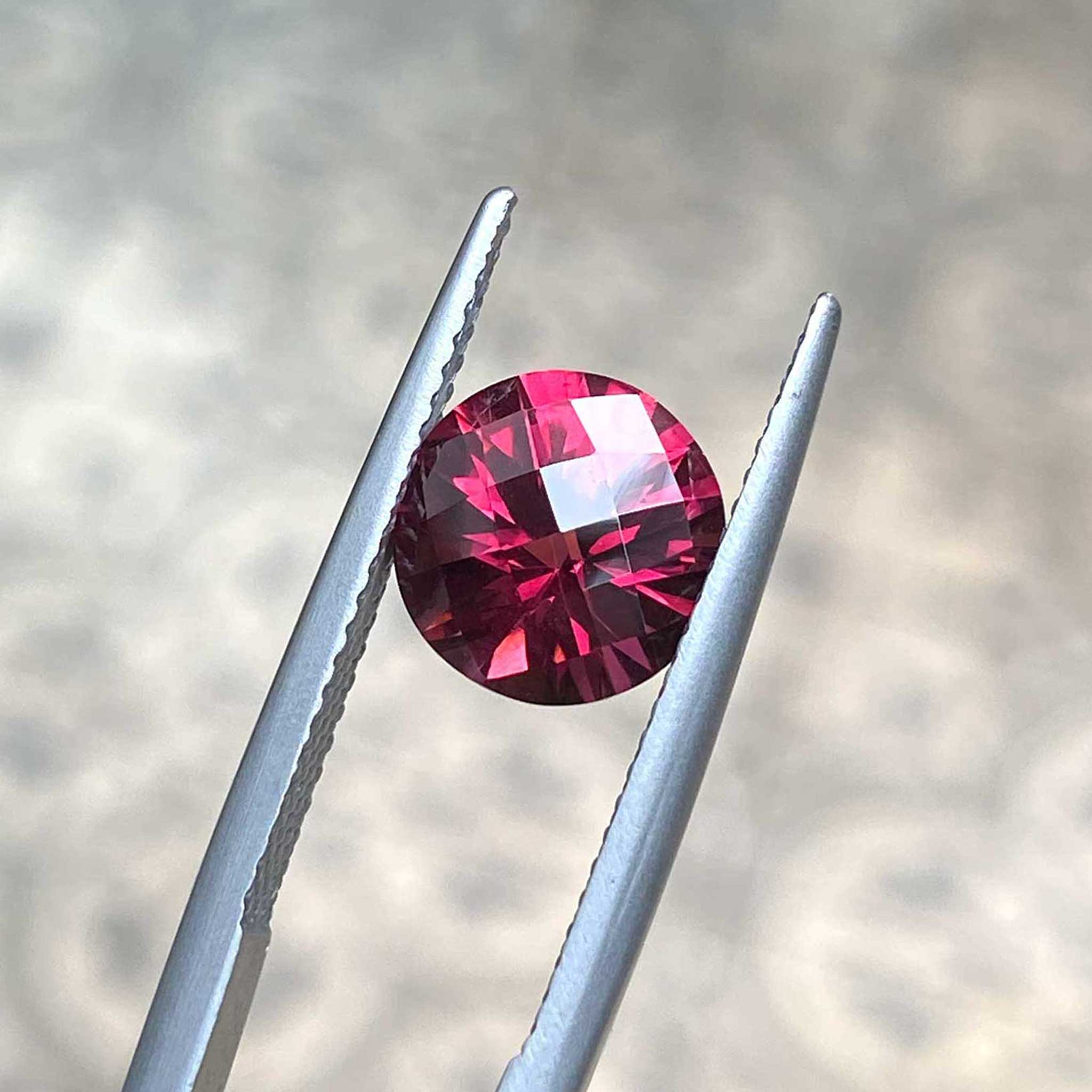 Burgundy red garnet stone for custom designs_Fairina Cheng