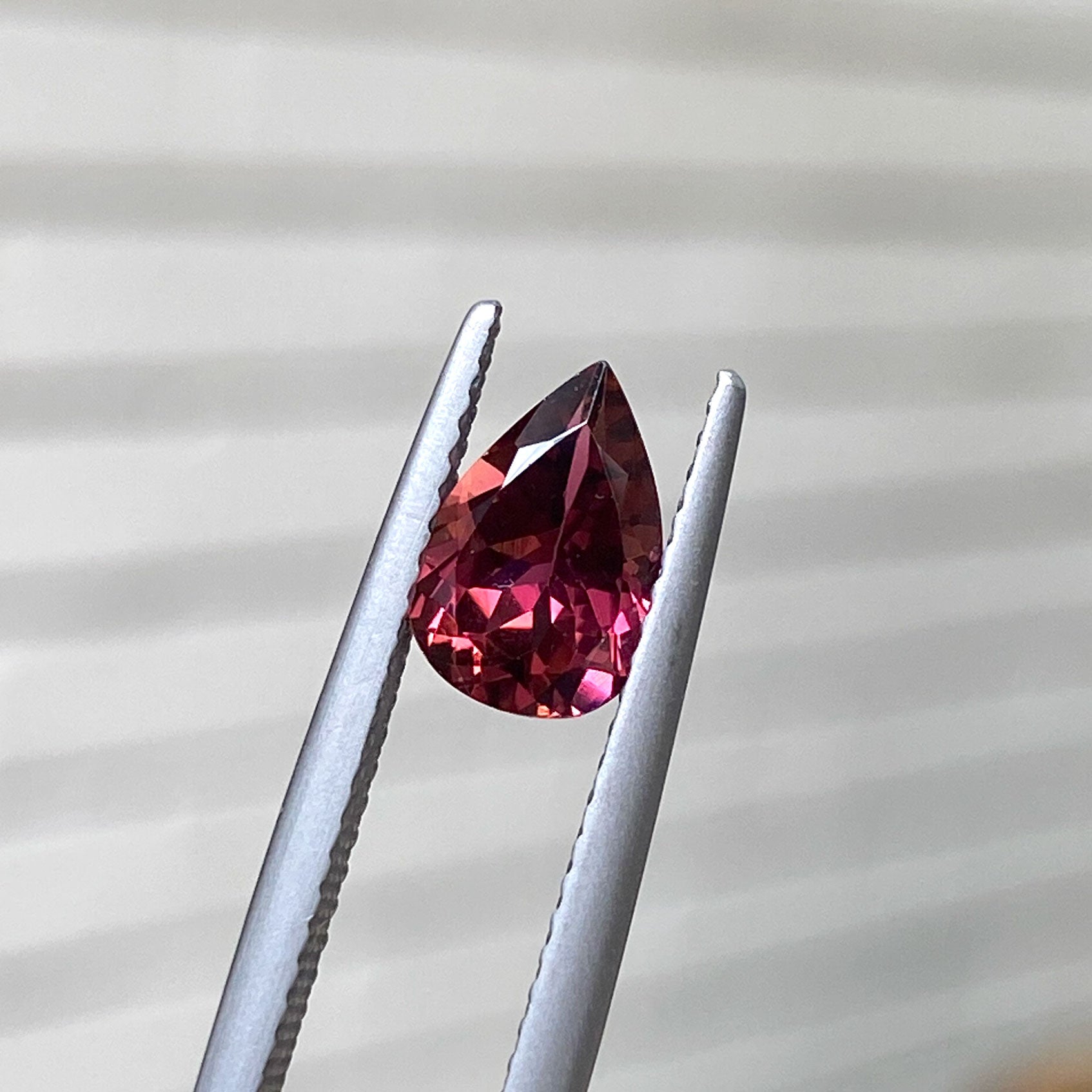 Dark red tourmaline gemstone for unique ring design