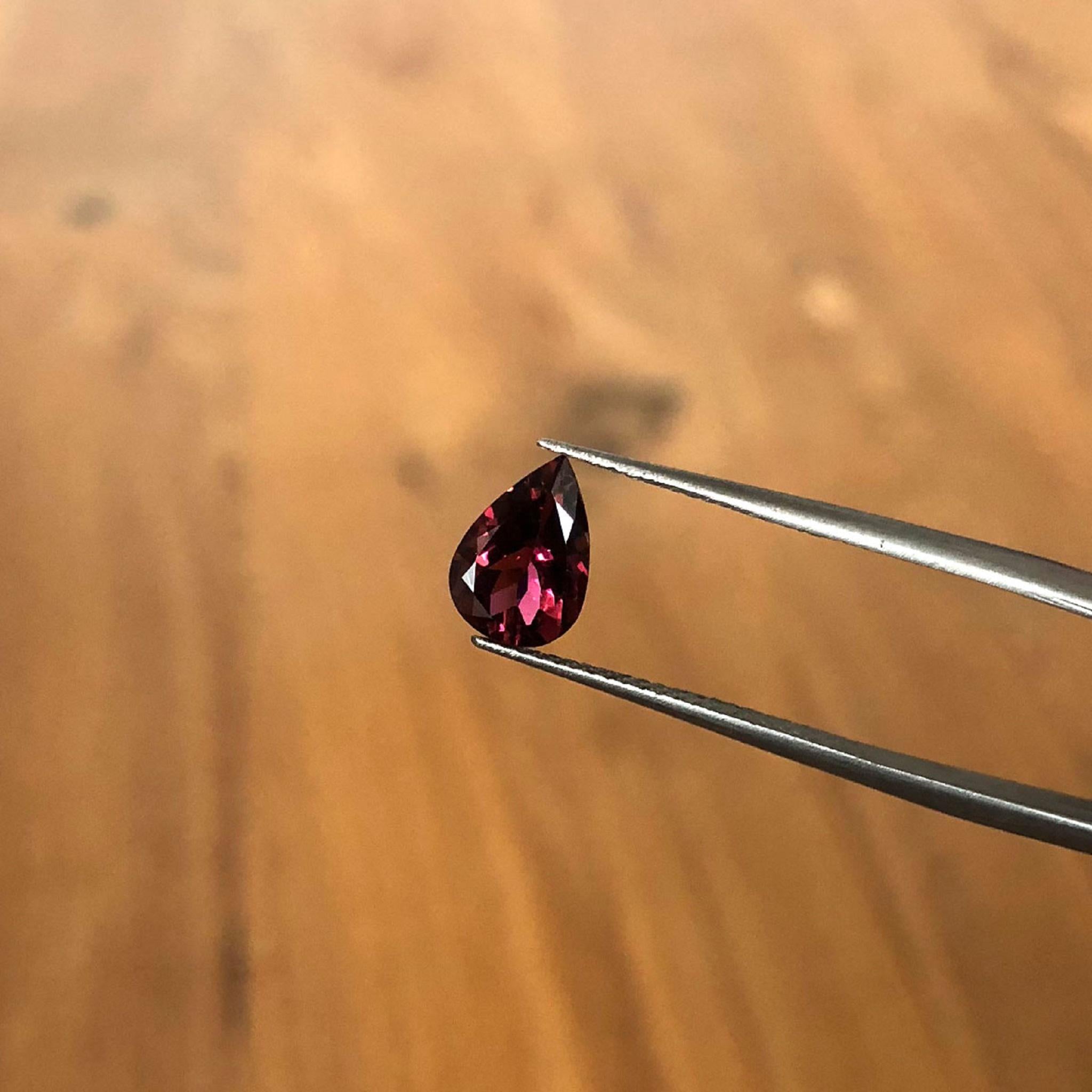 Vampire queen burgundy tourmaline