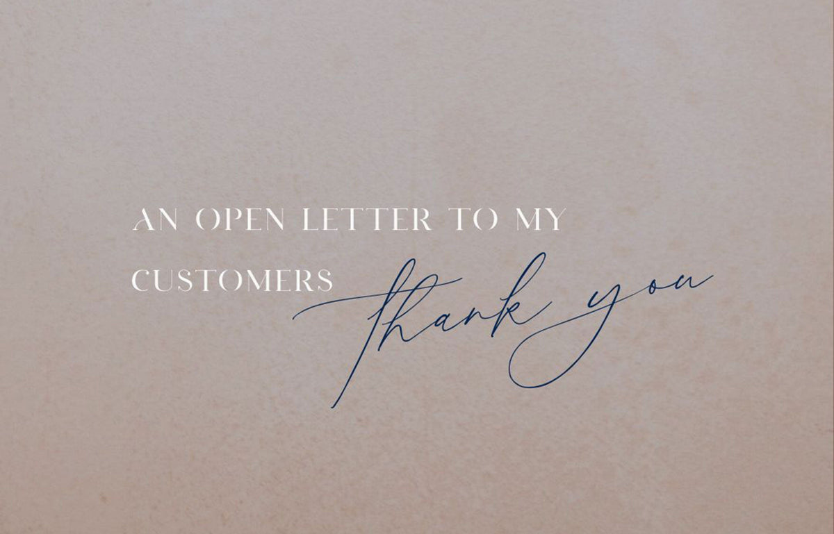 An Open Letter To My Customers | Jeweller's Journal | Fairina Cheng