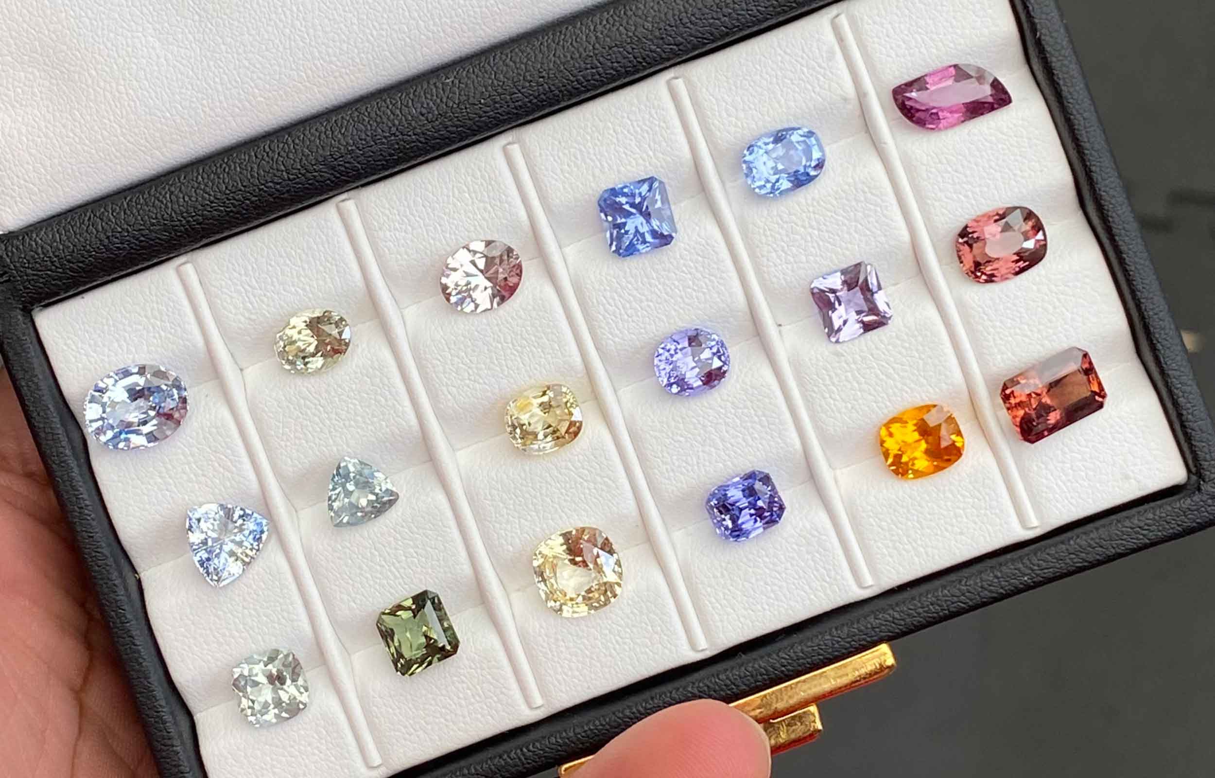 Ethically mined sapphires