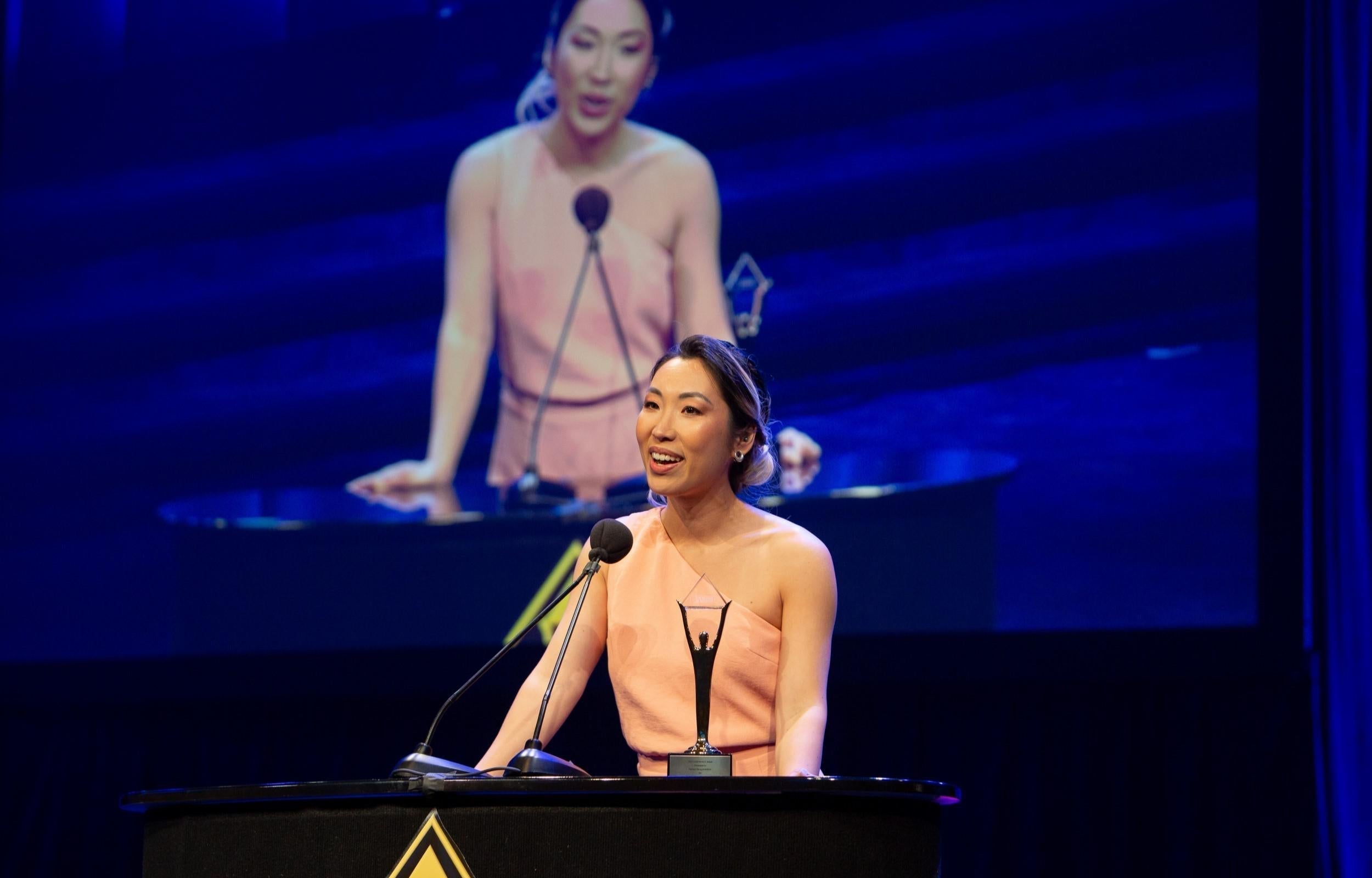 Winner at the Stevie Awards