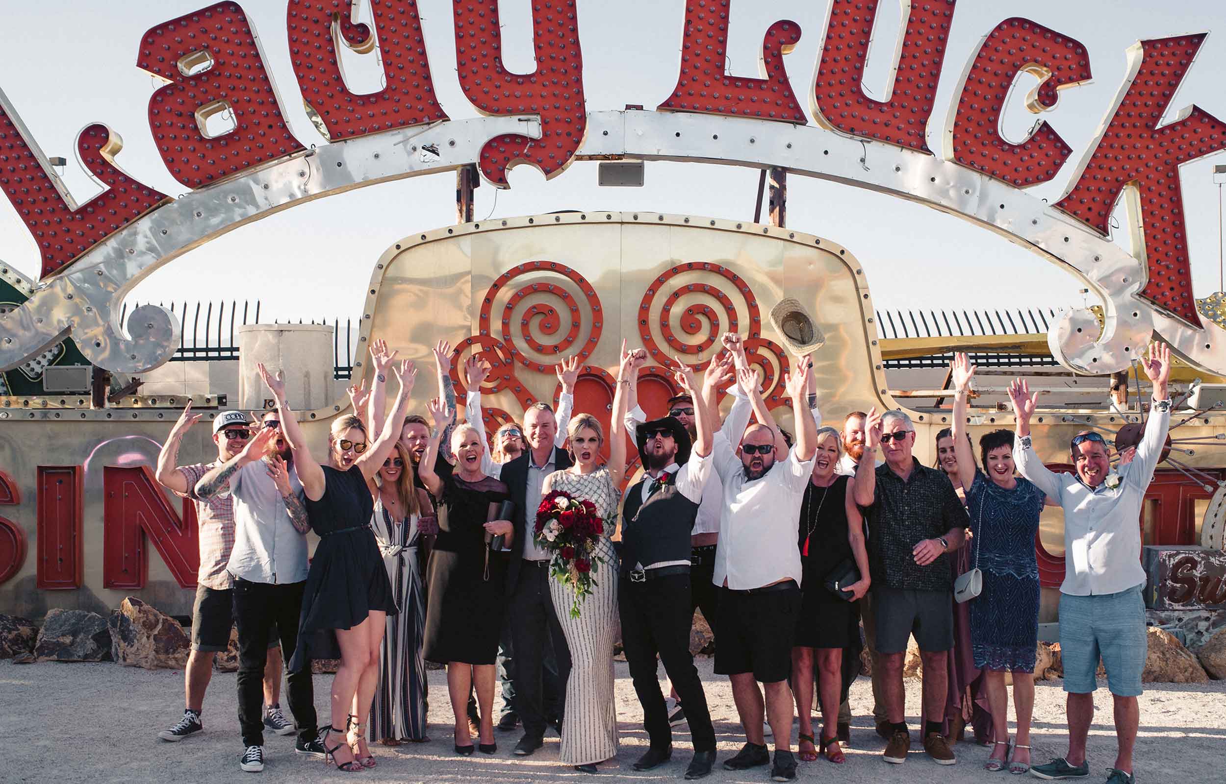 Lady Luck: Vegas untraditional micro wedding