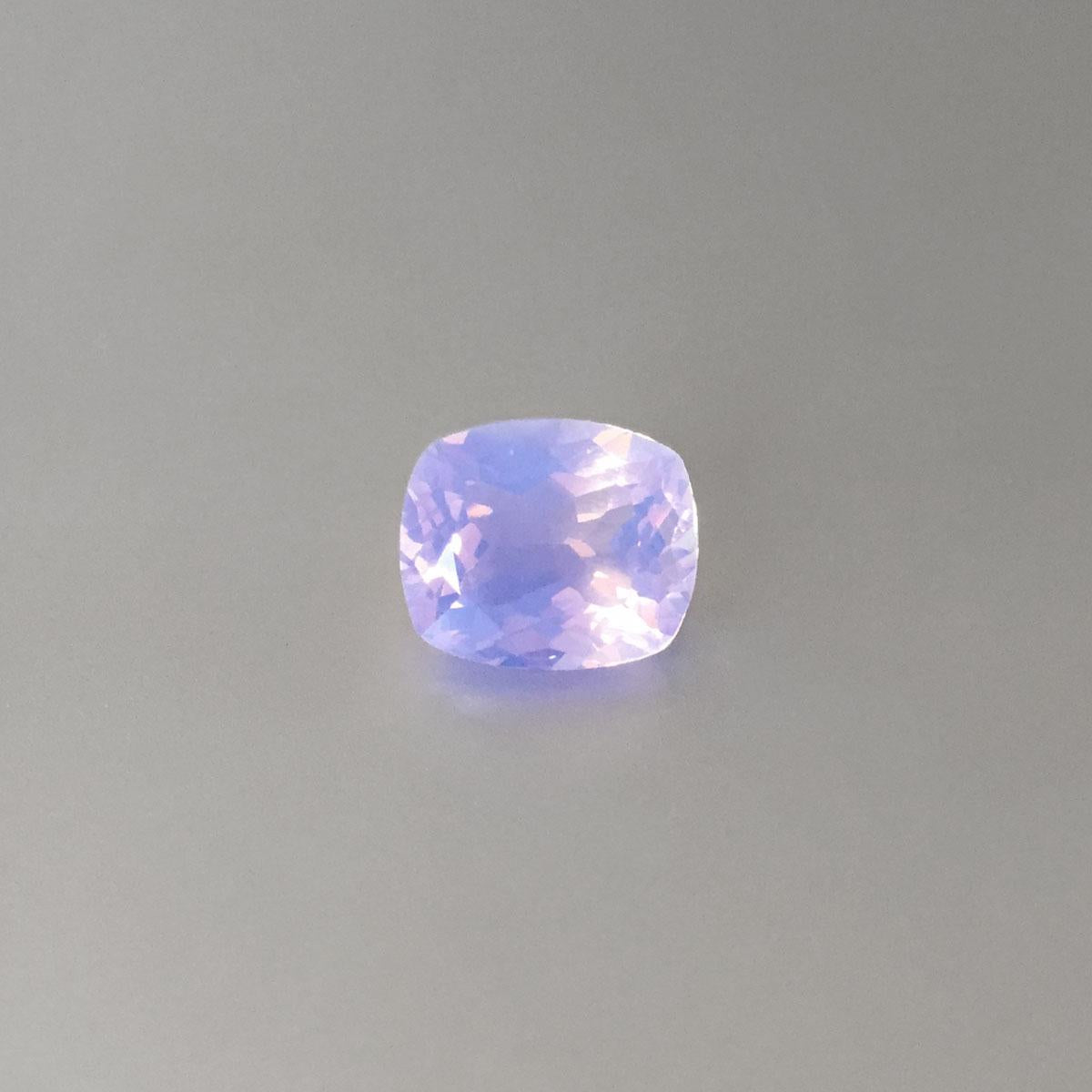 Cushion cut lavender quartz gem