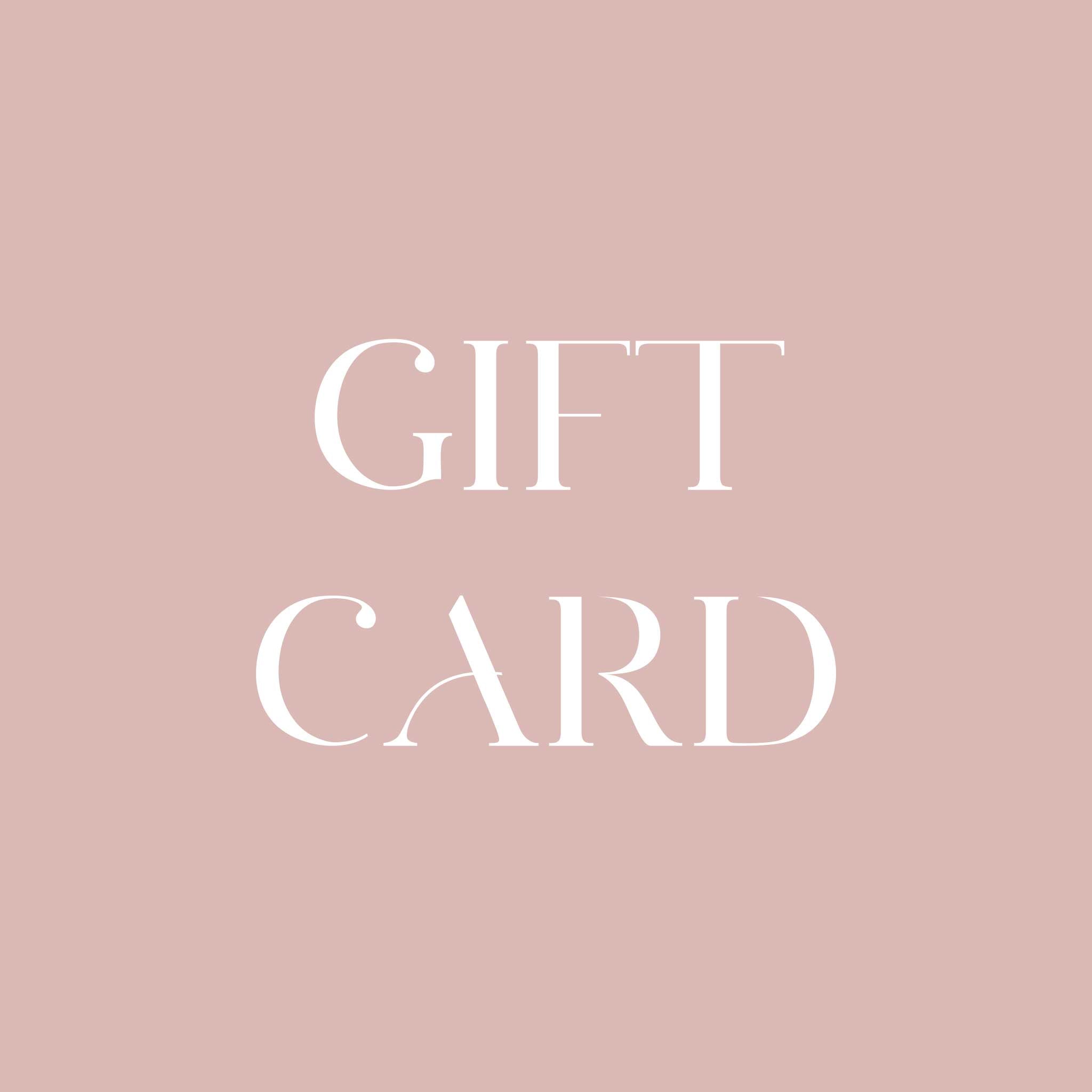 Gift card