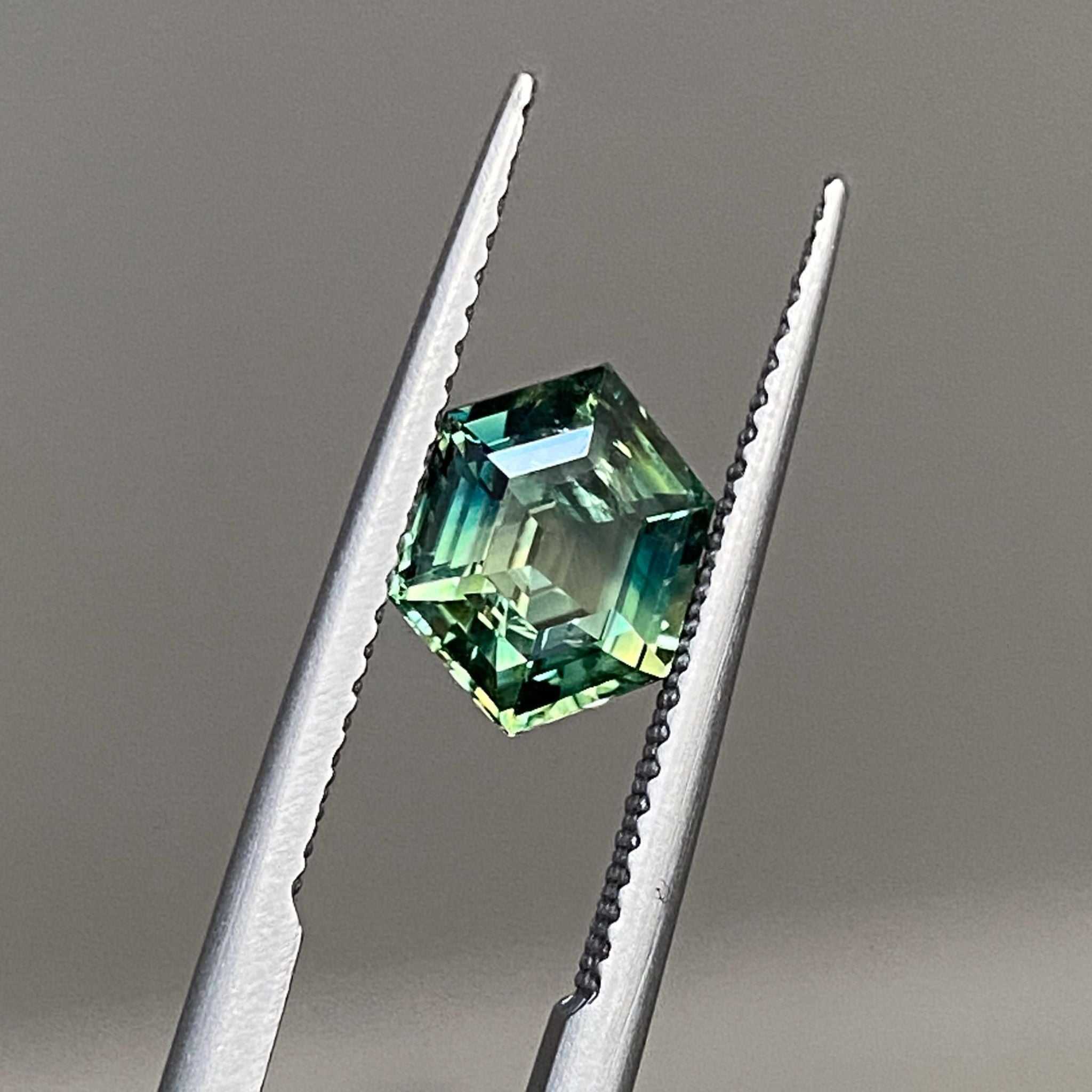 Hexagon sapphire from Subera, Queensland