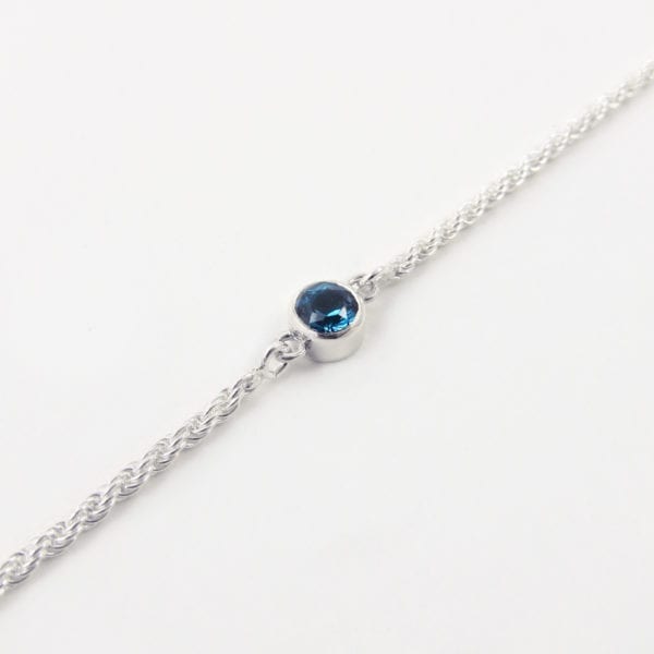 London blue topaz gemstone bracelet