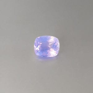 Cushion cut lavender quartz gemstone for custom jewellery
