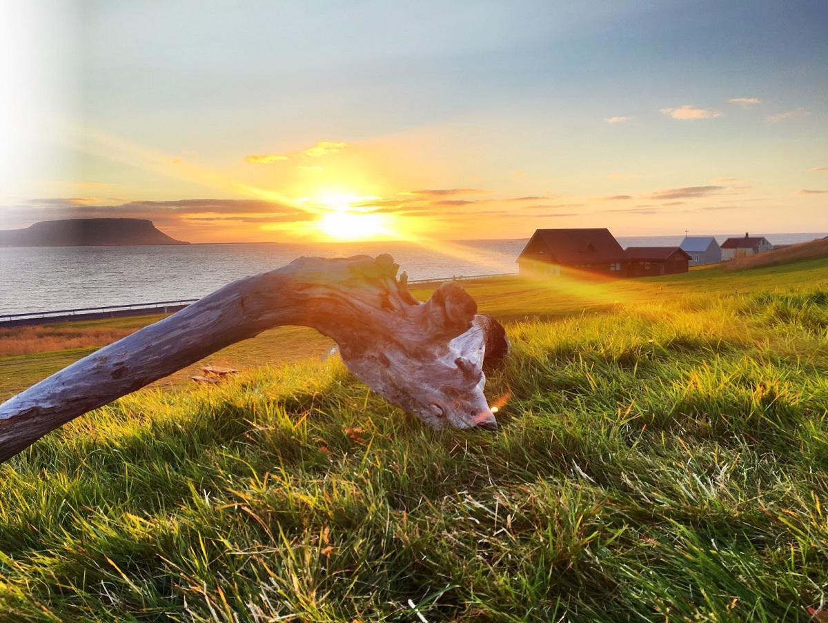 An Icelandic sunset