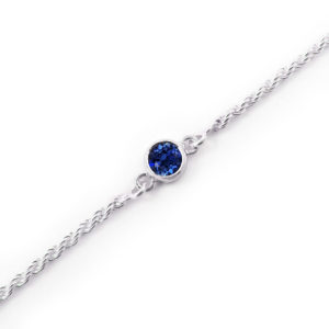 Sapphire gemstone bracelet