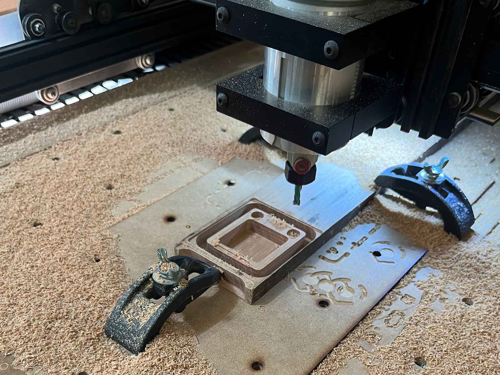 Machining a custom ring box