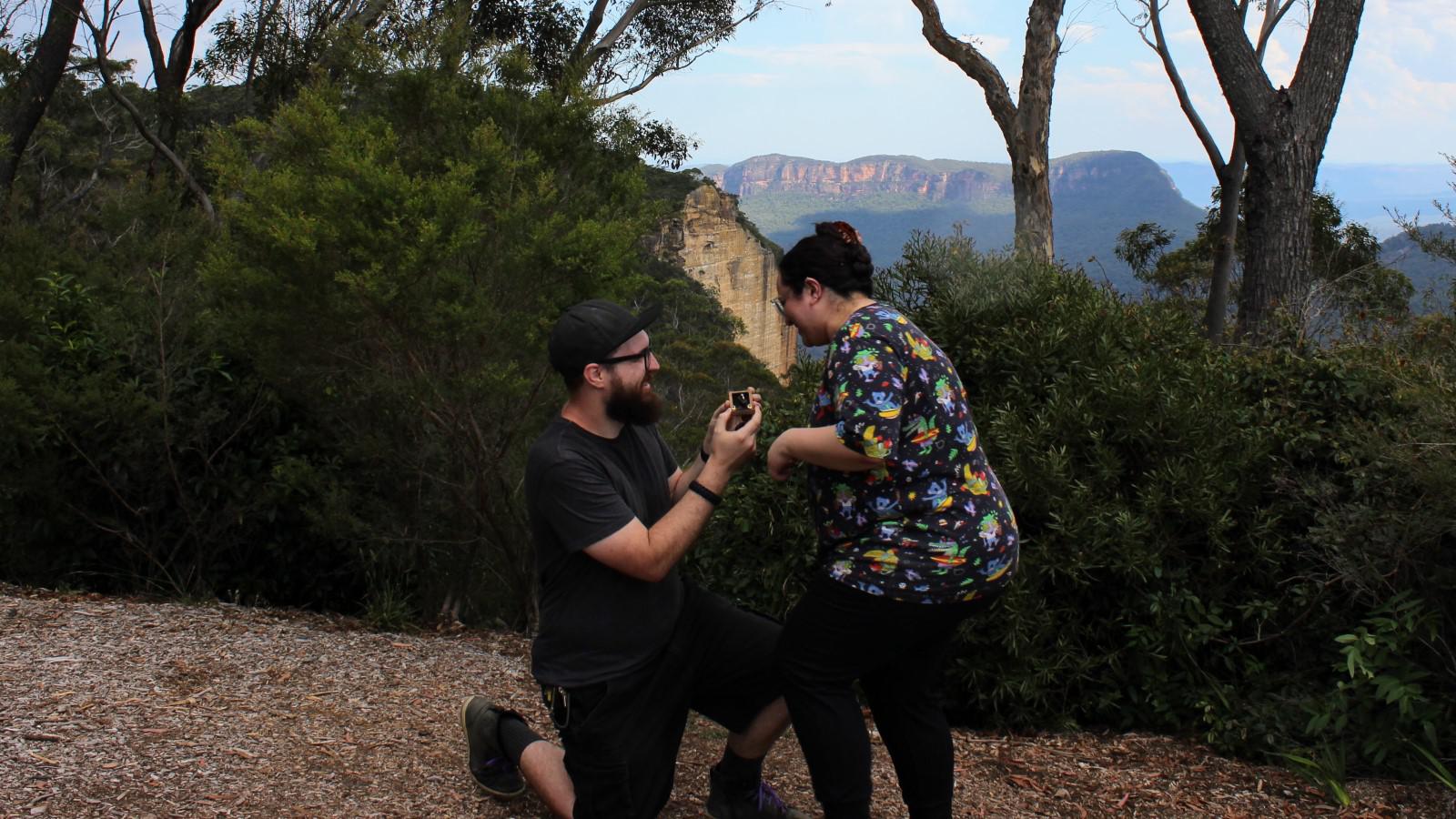Proposal in the Blue Mountains
