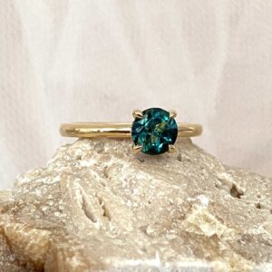 Australian sapphire engagement ring