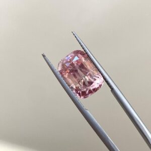 Australian Harts Range pinkish zircon gem